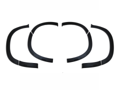 FIAT DOBLO 2023 Set 8 Parça Çamurluk Kaplama Siyah Mat Asa Kum Desen Kısa Şase