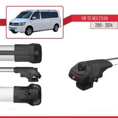 Volkswagen Multivan (T6) 2015 ve Sonrası ile uyumlu ACE-1 Ara Atkı Tavan Barı GRİ 4 ADET BAR
