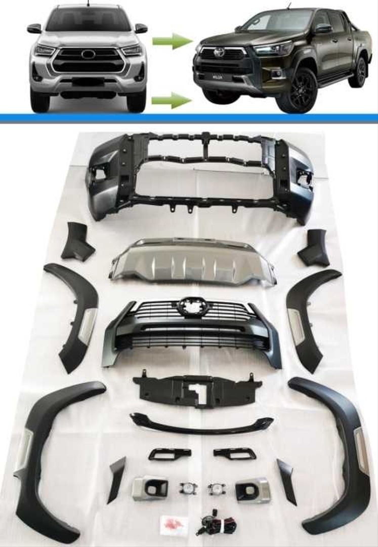 Toyota Hilux Uyumlu Revo 2020+ İçin 2021 Rocco Facelift