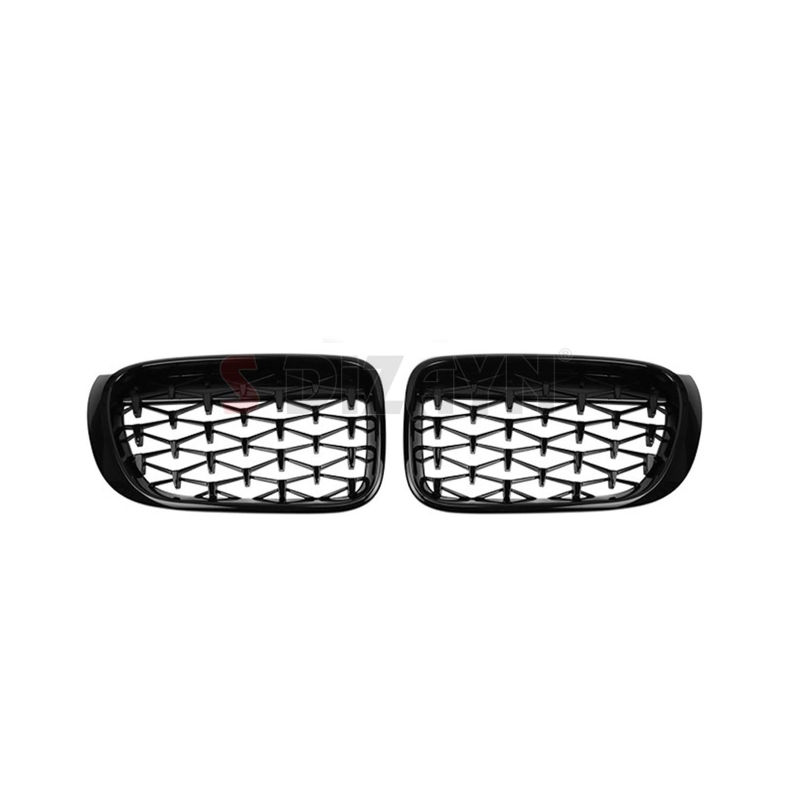 S-Dizayn Bmw X3-X4 F25/F26 Ön Panjur Böbrek Parlak Siyah Piano Black Diamond Model 2014-2017