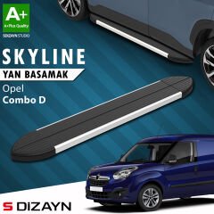 S-Dizayn Opel Combo D Skyline Aluminyum Yan Basamak 193 Cm 2011-2015 A+ Kalite