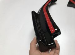Honda Civic Uyumlu Fc5 2016-2020 Arka Çıkıntılı Flap Piano Black