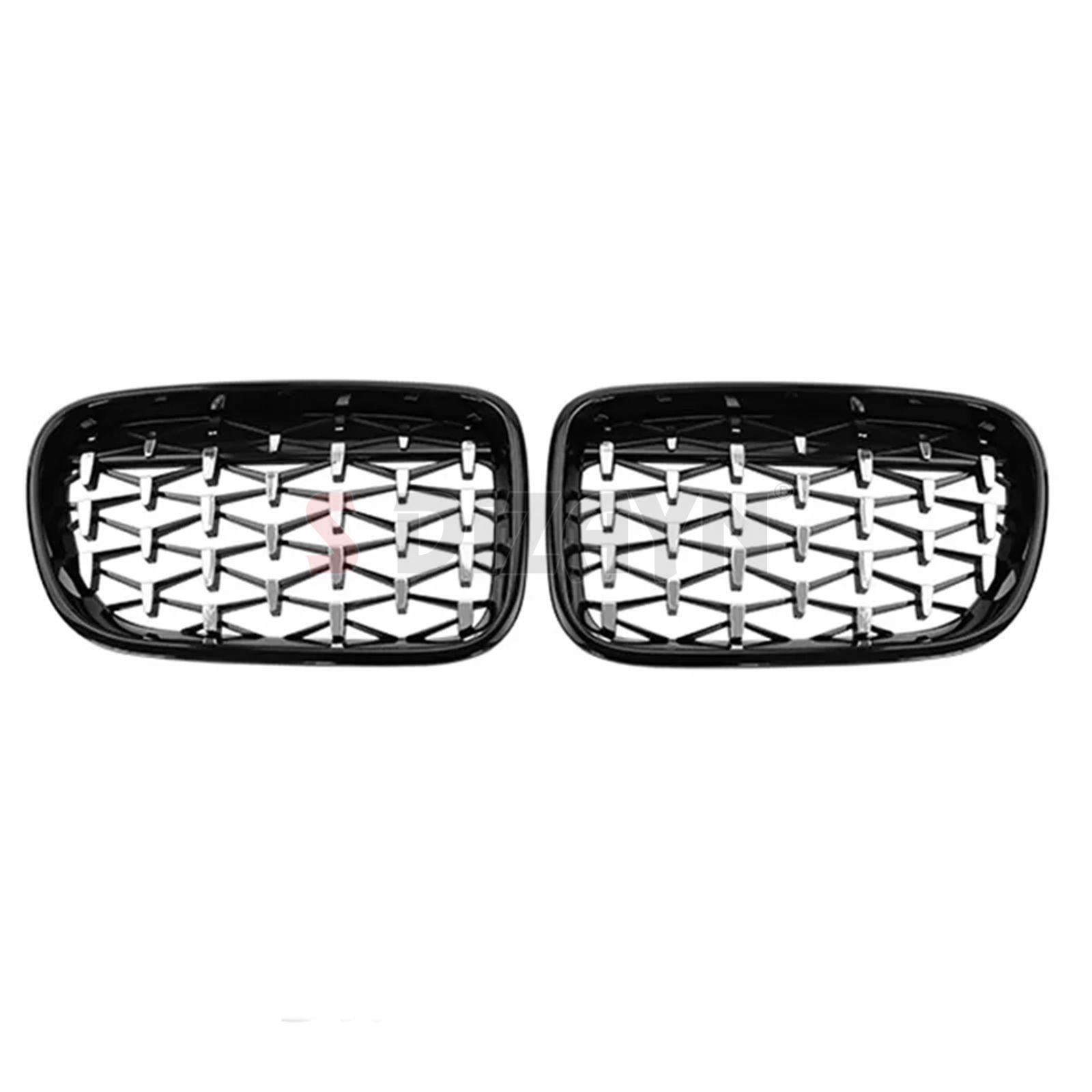 S-Dizayn Bmw X3-X4 F25/F26 Ön Panjur Böbrek Parlak Siyah Çerçeveli Krom Diamond Model 2014-2017