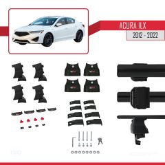 Acura ILX (DE1/2/3) 2012-2022 Arası ile uyumlu ACE-4 Ara Atkı Tavan Barı SİYAH