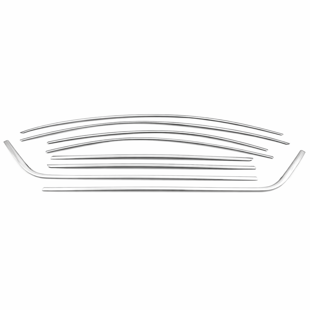 Skoda Uyumlu Octavia A7 2013-2019 Cam Çerçevesi Paslanmaz Çelik