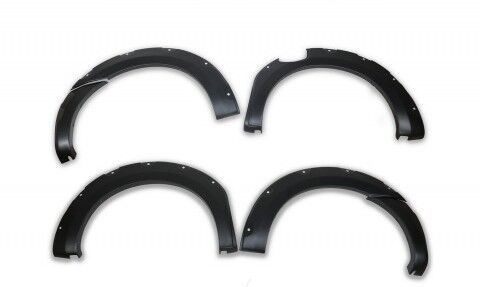 FORD RANGER XLT 2016 Set 6 Parça Çamurluk Kaplama Siyah Mat Asa Kum Desen Vidalı