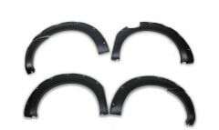 FORD RANGER XLT 2016 Set 6 Parça Çamurluk Kaplama Siyah Mat Asa Kum Desen Vidalı