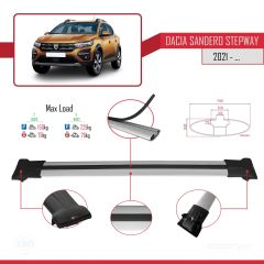 Dacia Sandero STEPWAY 2021 FLY Model Ara Atkı Tavan Barı GRİ