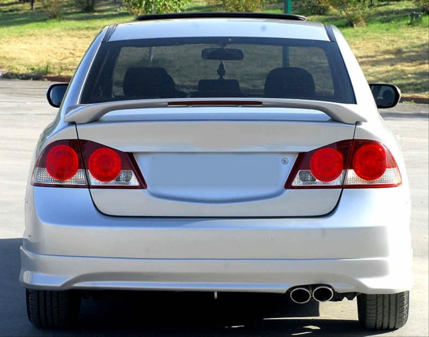 Honda Civic Uyumlu Fd6 2006-2012 Işıklı Spoiler (Boyasız)