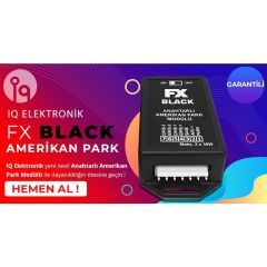 Iq Ayarsız Uyumlu Anahtarlı Amerikan Park Modülü Fx Black