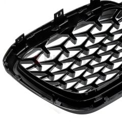 S-Dizayn Bmw X4 G02 Ön Panjur Böbrek Parlak Siyah Piano Black Diamond Model 2018 Üzeri