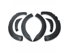 FORD RANGER XLT 2019 Set 7 Parça Çamurluk Kaplama 9203 Siyah Mat Asa Kum Desen Vidasız