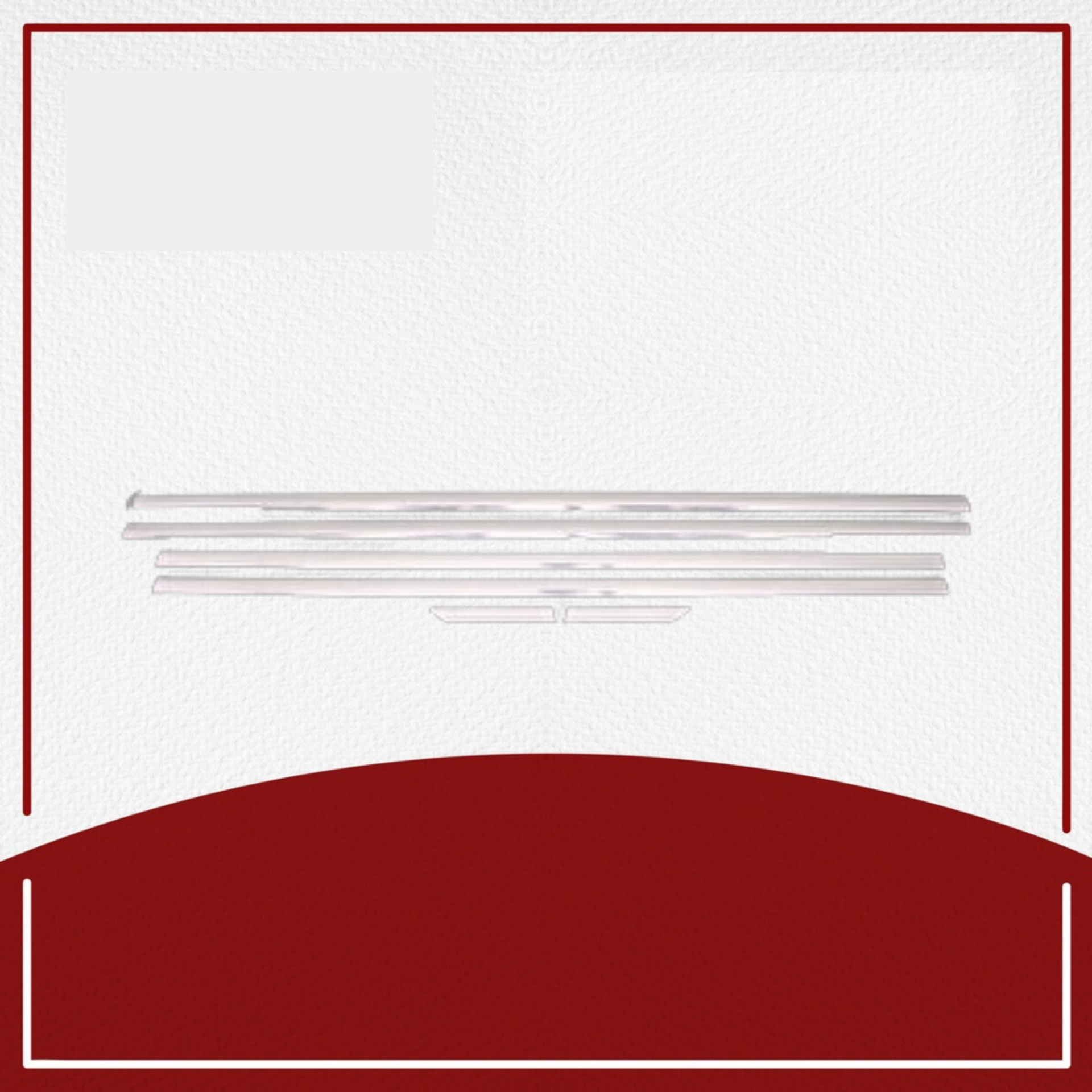 Tofaş Uyumlu Şahin-Doğan Cam Çıtası Paslanmaz Çelik