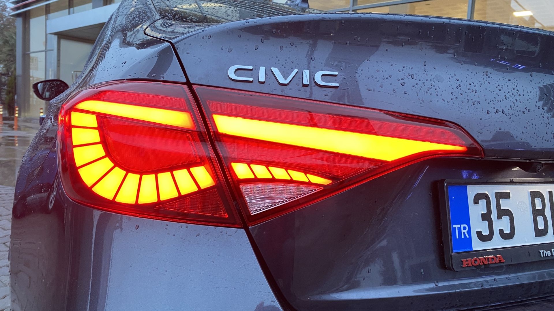 Civic Fe1 Uyumlu 2022+ Dragon LED Stop - Kırmızı Parça