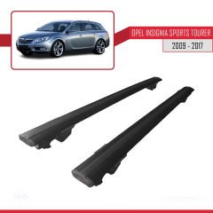 Opel İnsignia Sports Tourer 2009-2017 Arası ile uyumlu HOOK Model Anahtar Kilitli Ara Atkı Tavan Barı SİYAH