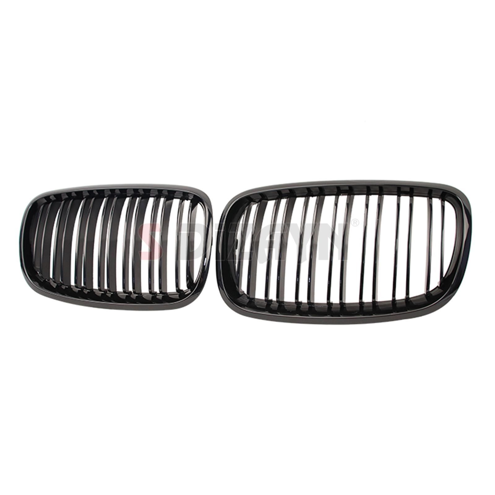 S-Dizayn Bmw X5 E70/E71/E72 Ön Panjur Böbrek Parlak Siyah Piano Black M X5 Model 2007-2013