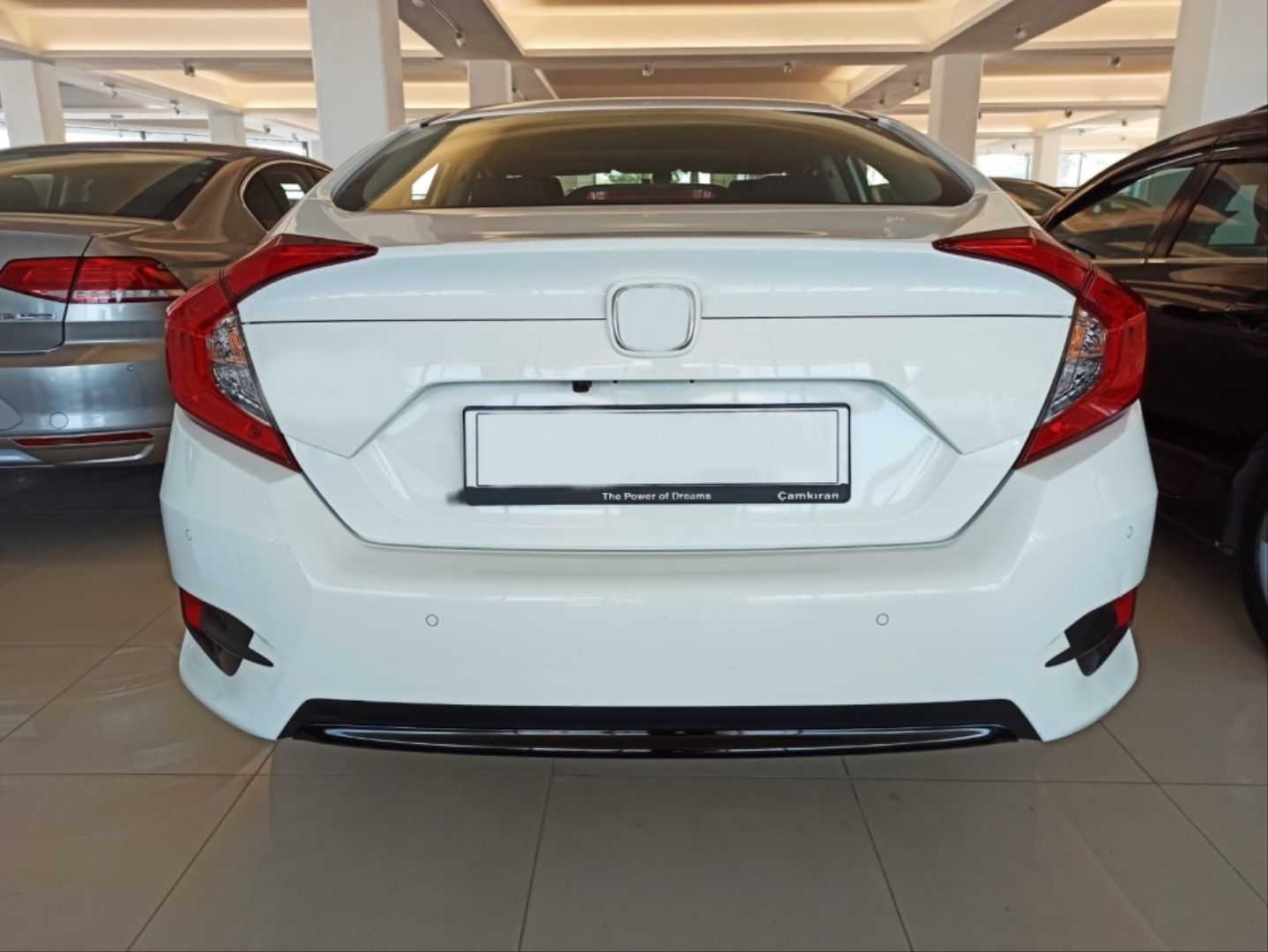 Honda Civic Uyumlu Fc5 2016-2020 Arka Tampon Alt Çıta Piano Black