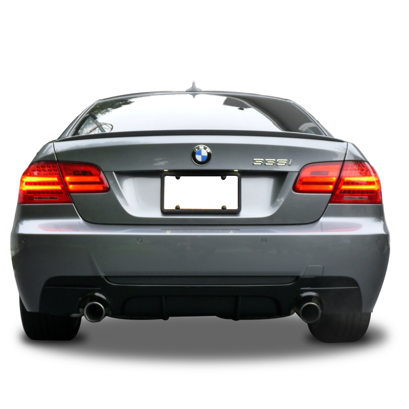 Bmw 3 Uyumlu Serisi E92 E93 M Performance Arka Tampon Eki - Difüzör (Plastik)