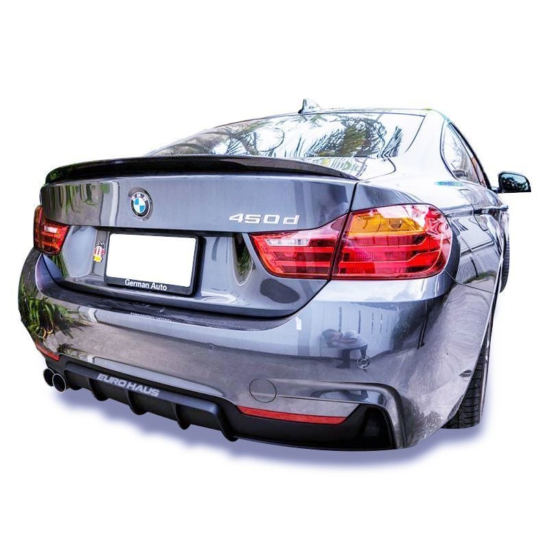 Bmw 4 Uyumlu Serisi F32 F33 F36 M Performance Soldan Çift Çıkış Arka Tampon Eki -