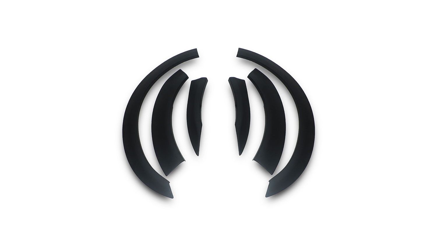 FORD TRANSIT 2006 Set 6 Parça Çamurluk Kaplama Siyah Mat Asa Kum Desen Uzun Şase