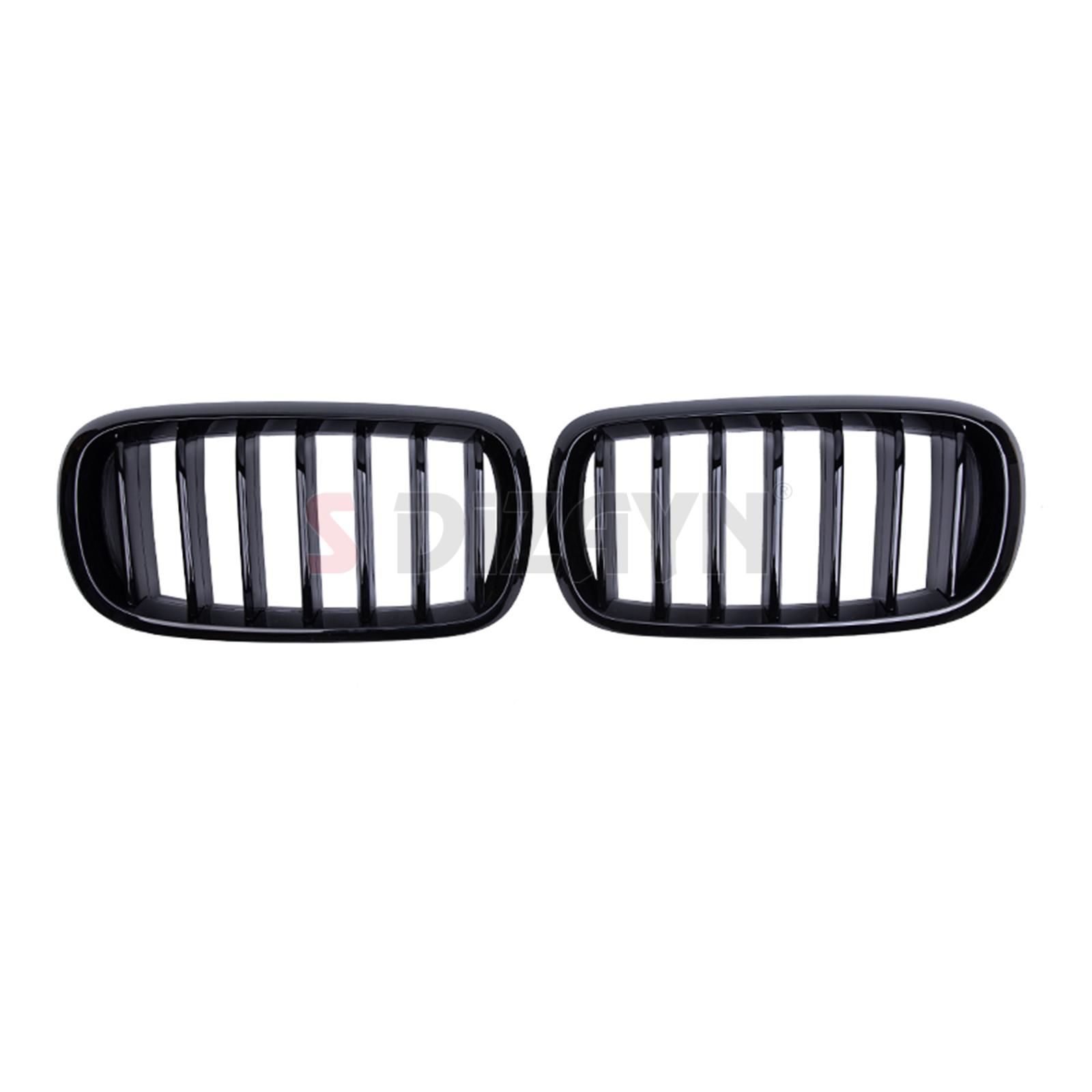 S-Dizayn Bmw X5 F15/F16 Ön Panjur Böbrek Parlak Siyah Piano Black Düz Model 2014-2016