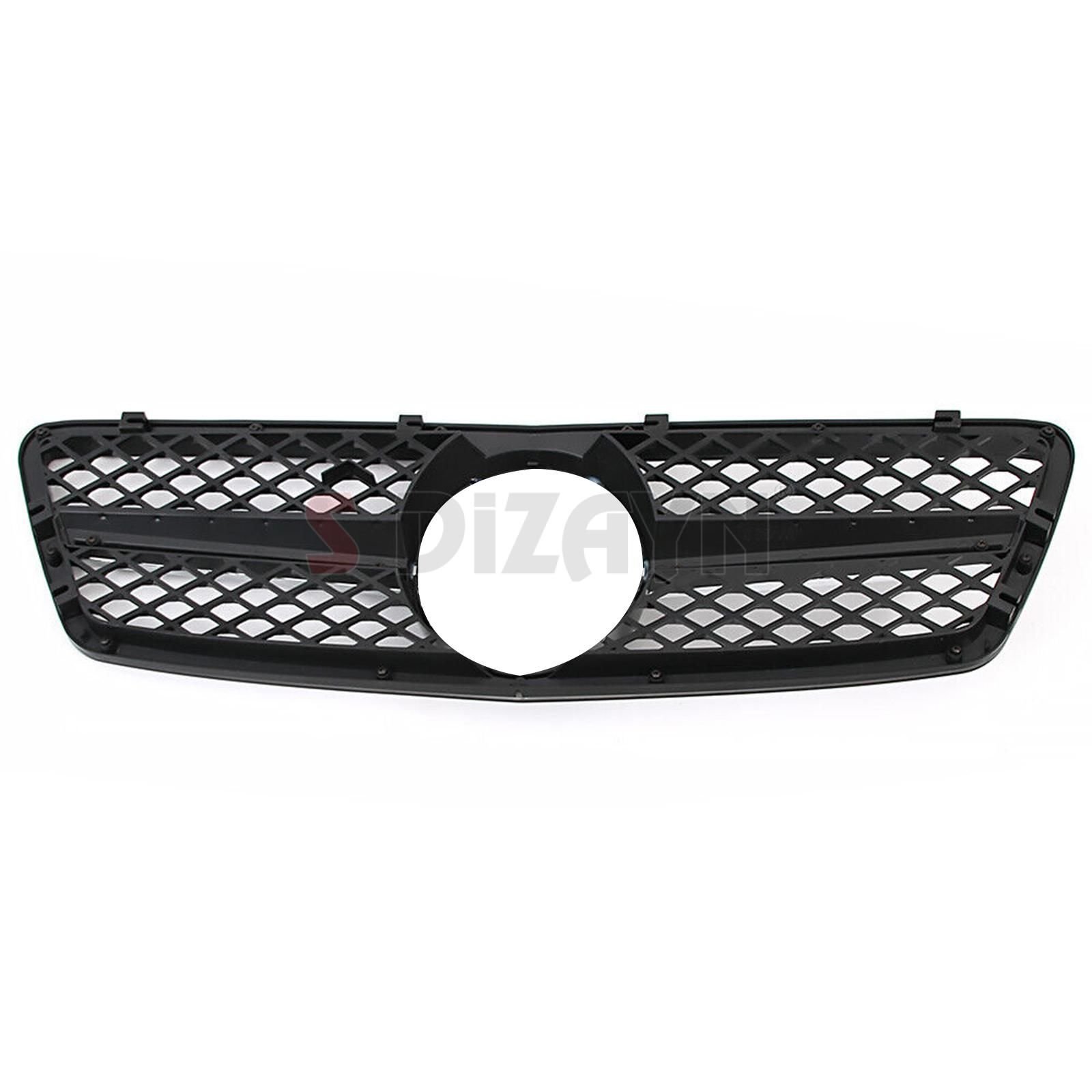 S-Dizayn Mercedes C-Class W203 Ön Panjur Parlak Siyah Piano Black AMG Model 2001-2007