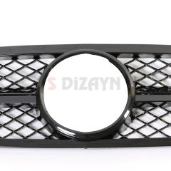S-Dizayn Mercedes C-Class W203 Ön Panjur Parlak Siyah Piano Black AMG Model 2001-2007