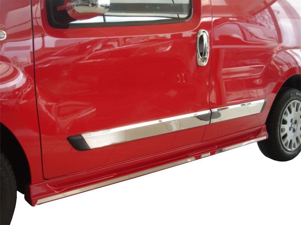 Peugeot Bipper Uyumlu Marşpiyel Kromlu 2 Parça Fiber 2008 Ve Sonrası