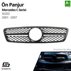 S-Dizayn Mercedes C-Class W203 Ön Panjur Krom AMG Model 2001-2007