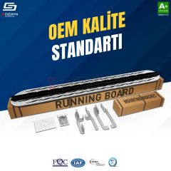 S-Dizayn Dacia Sandero 2 Stepway OEM Still Pro V2 Aluminyum Yan Basamak 173 Cm 2013-2020