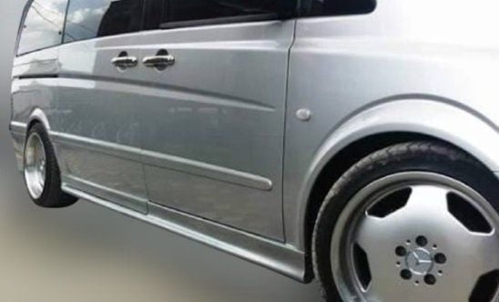 Mercedes Vito Uyumlu 2004-2015 Yan Marşpiyel Boyalı