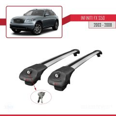 Infiniti FX (S50) 2003-2008 Arası ile uyumlu ACE-1 Ara Atkı Tavan Barı GRİ