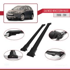 rm MaXX 2006-2011 Arası ile Uyumlu FLY Model Ara Atkı Tavan Barı SİYAH