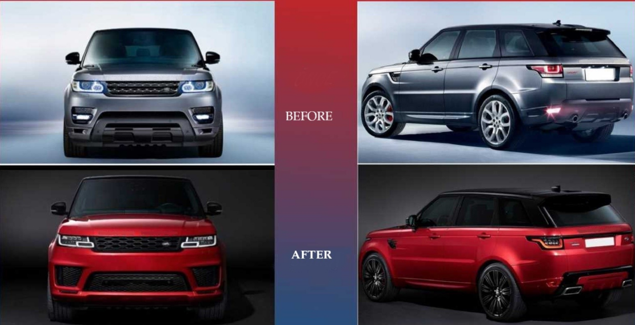 Rr Sport Uyumlu 2014-2017 İçin Facelift 2018+ Body Kit Parça