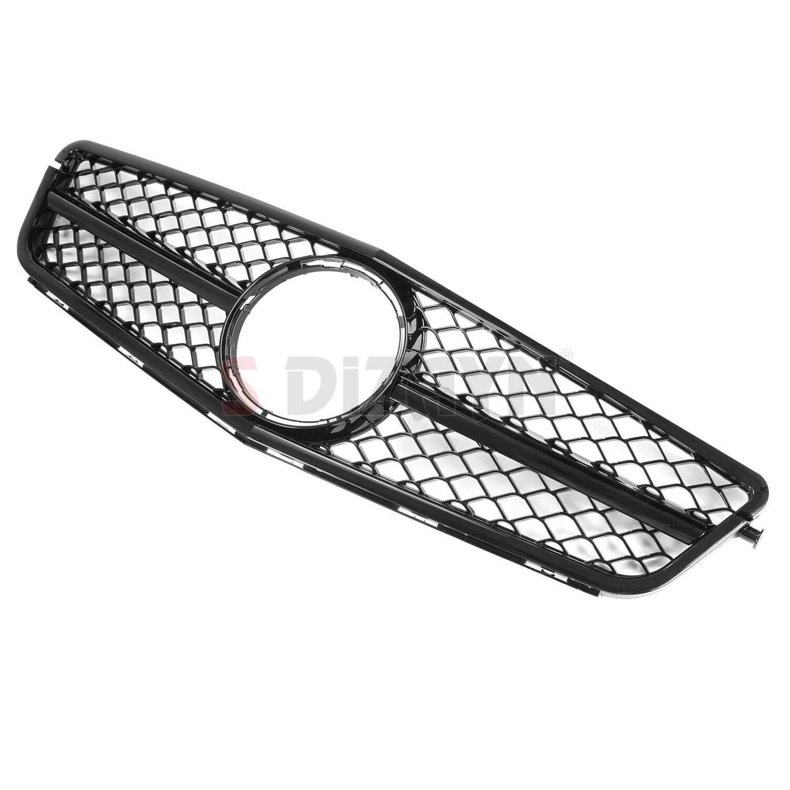 S-Dizayn Mercedes C-Class W204 Ön Panjur Parlak Siyah Piano Black AMG Model 2007-2014