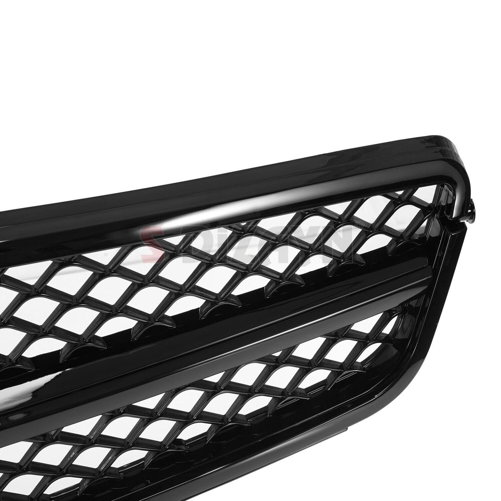 S-Dizayn Mercedes C-Class W204 Ön Panjur Parlak Siyah Piano Black AMG Model 2007-2014