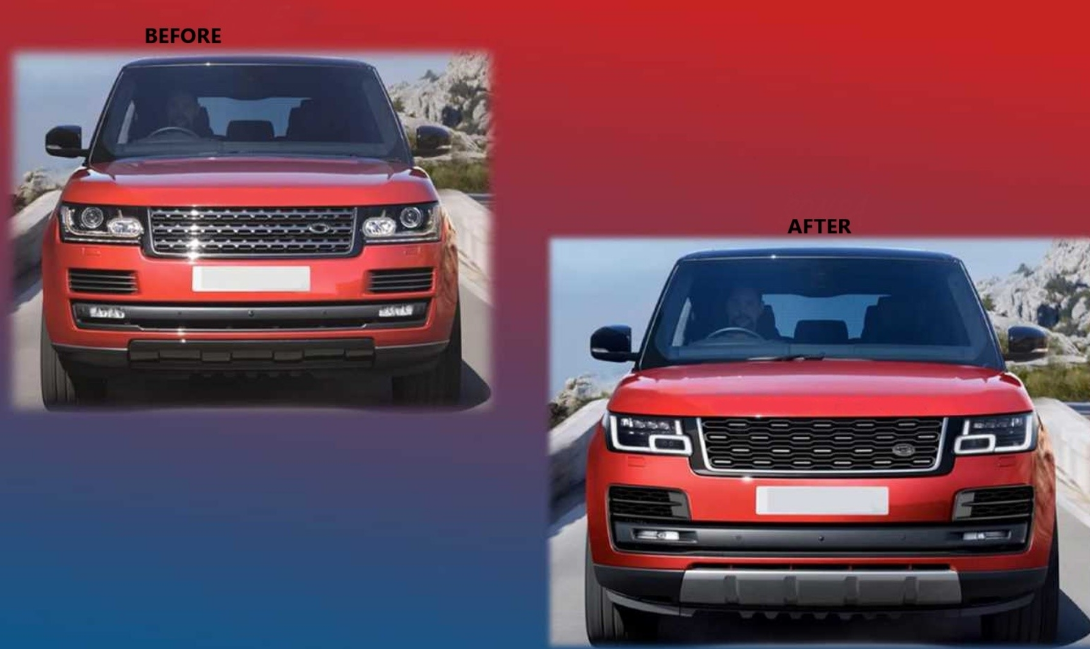 Rr Vogue Uyumlu 2013-2017 İçin Facelift 2018+ Body Kit Parça