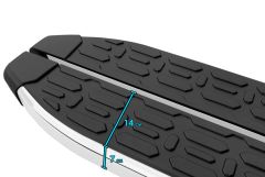 Opel Combo E Uzun Şase 2018 Üzeri Drs Evo Serisi Krom Kenar Yan Basamak 213 Cm