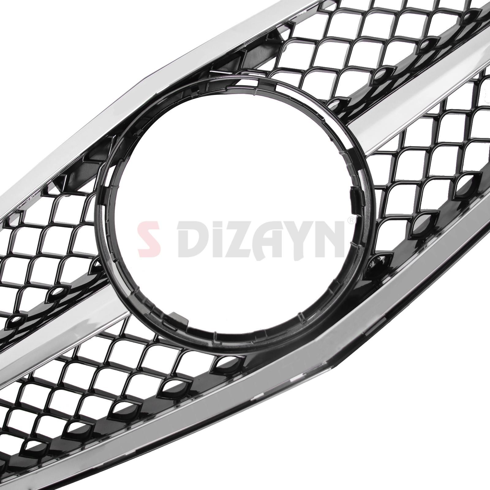 S-Dizayn Mercedes C-Class W204 Ön Panjur Krom AMG Model 2007-2014