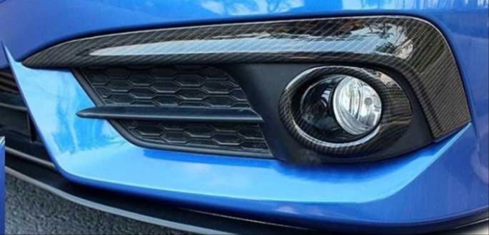 Honda Civic Uyumlu Fc5 2016-2020 Ön Sis Kas - Halka Kaplama Karbon