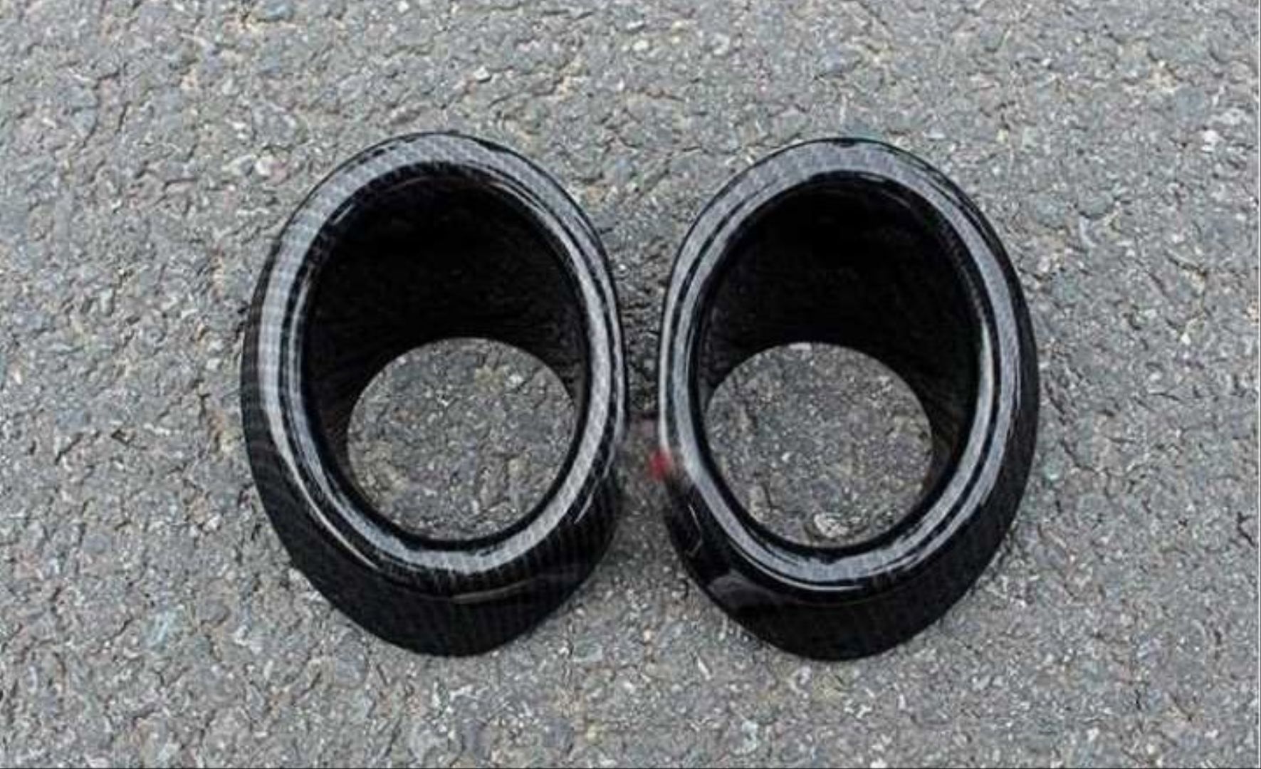 Honda Civic Uyumlu Fc5 2016-2020 Ön Sis Kas - Halka Kaplama Karbon