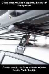 Peugeot 108 2014-2021 Arası kapı arası sıkıştırma Turtle Mexfit ara atkı tavan barı SİYAH
