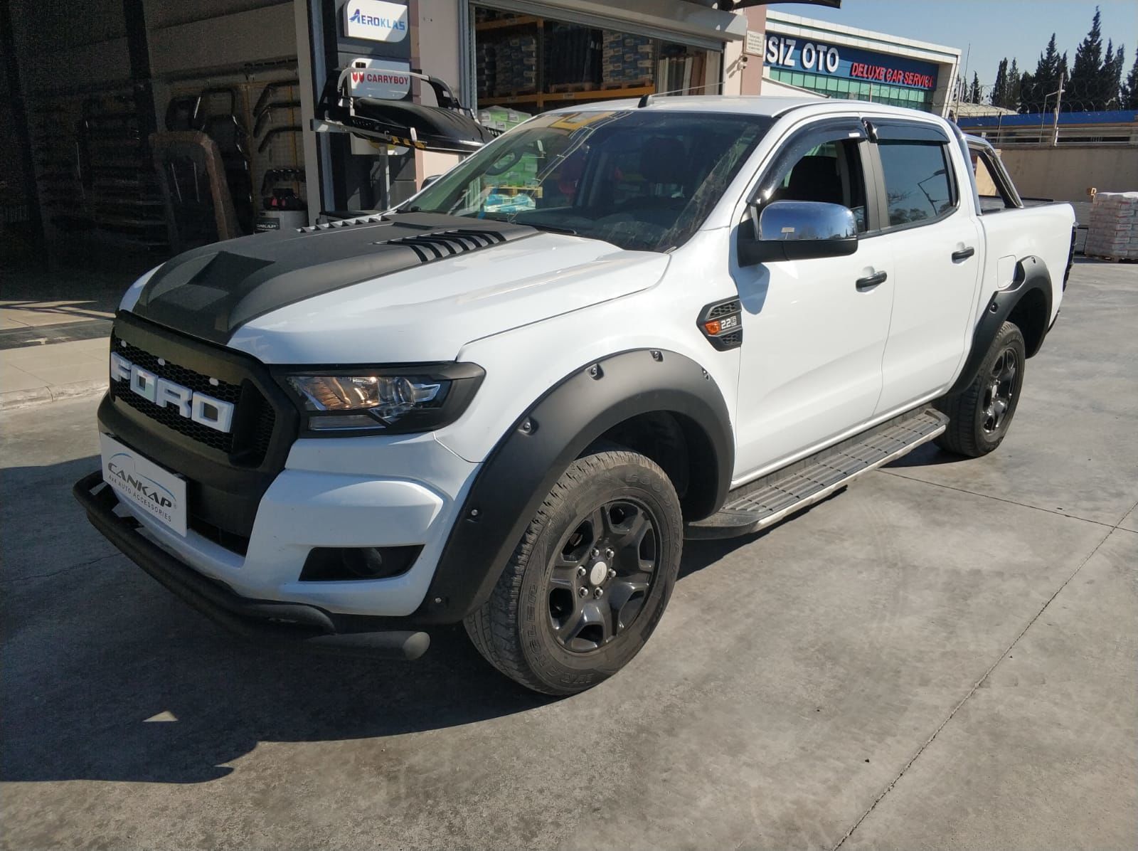 Ford Ranger Uyumlu Çamurluk Kaplama Cıvatalı 4.5Cm 2012 / 2019 Dodik Seti Parça
