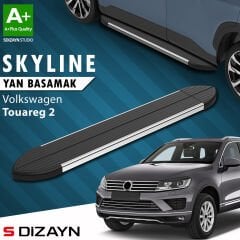S-Dizayn VW Touareg 2 Skyline Krom Yan Basamak 193 Cm 2010-2018 A+ Kalite