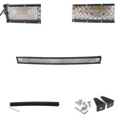 Offroad Sis Lambası 110Cm 180Led Beyaz-Amber Çakarlı 540W Eğimli / Lass293-1