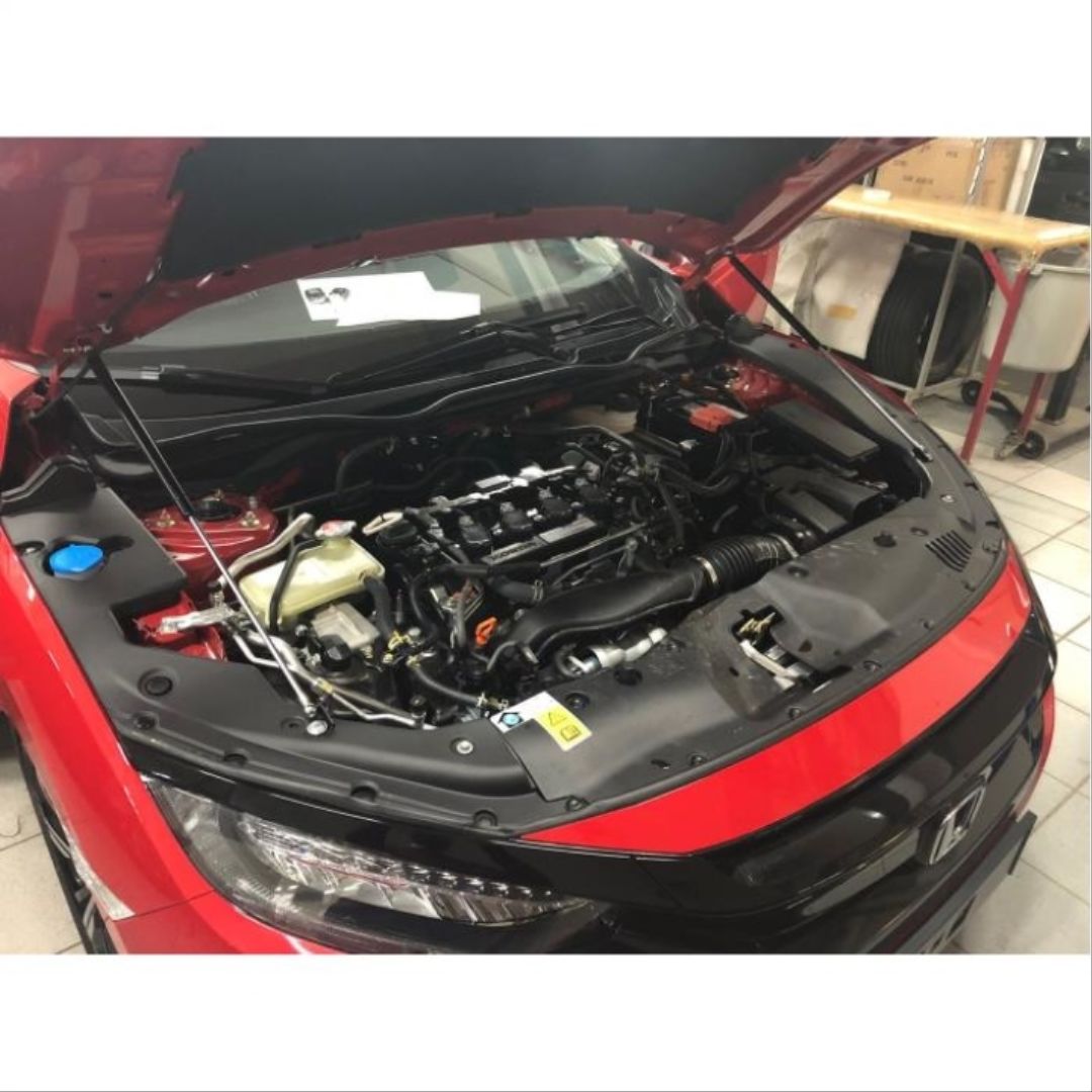 Honda Civic Uyumlu Fc5 2016-2020 Çamurluk Üst İç Koruma Kaplaması Logolu