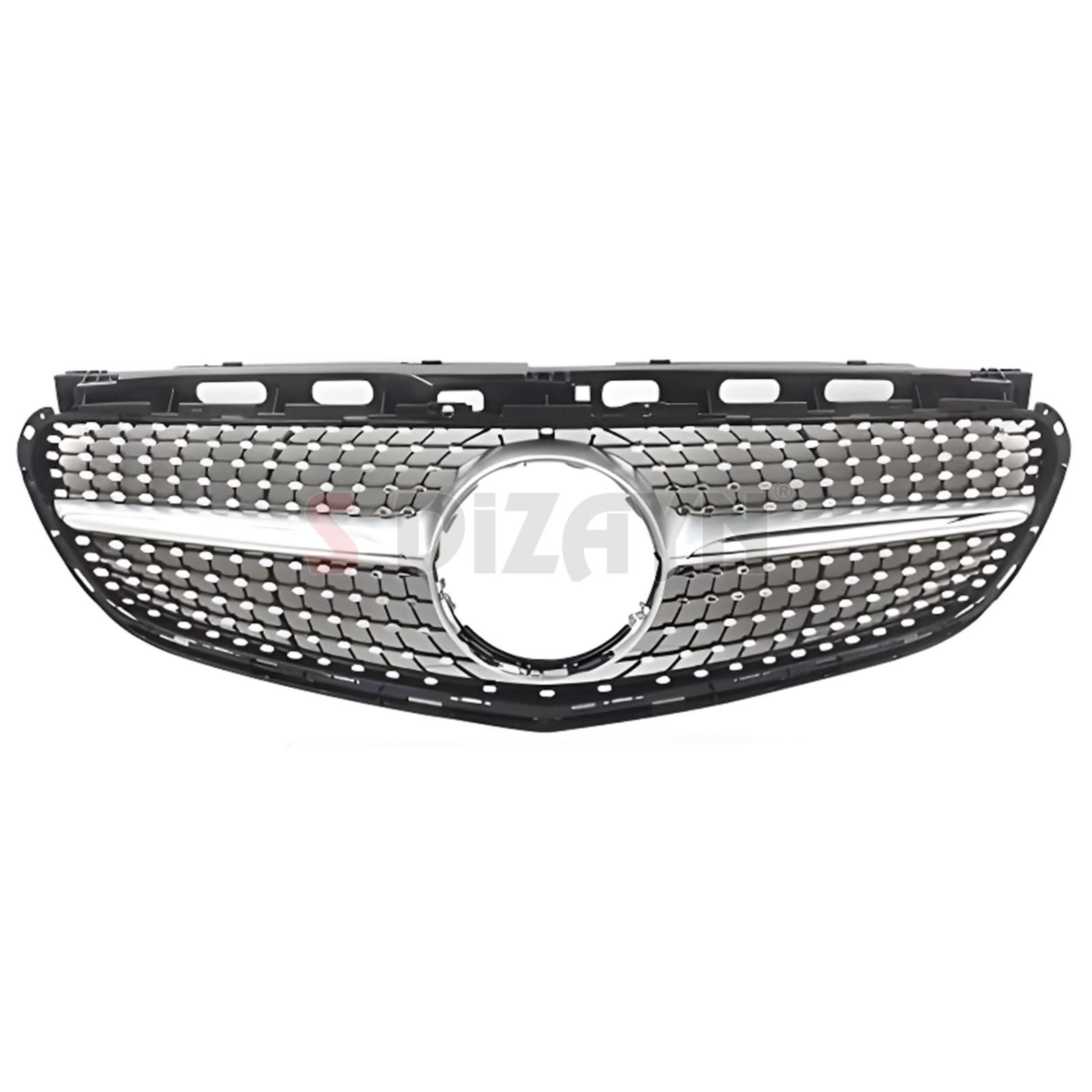 S-Dizayn Mercedes E-Class W212 Ön Panjur Krom Diamond Model 2014-2016