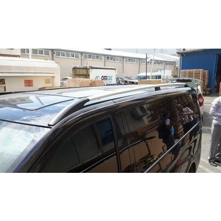 Mercedes Vito Uyumlu Tavan Çıtası 2004 - ABS Krom Gri - Kısa Şase