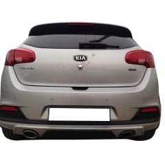Kia Ceed Uyumlu (2013-2016) Arka Tampon Eki - Difüzör (Plastik)