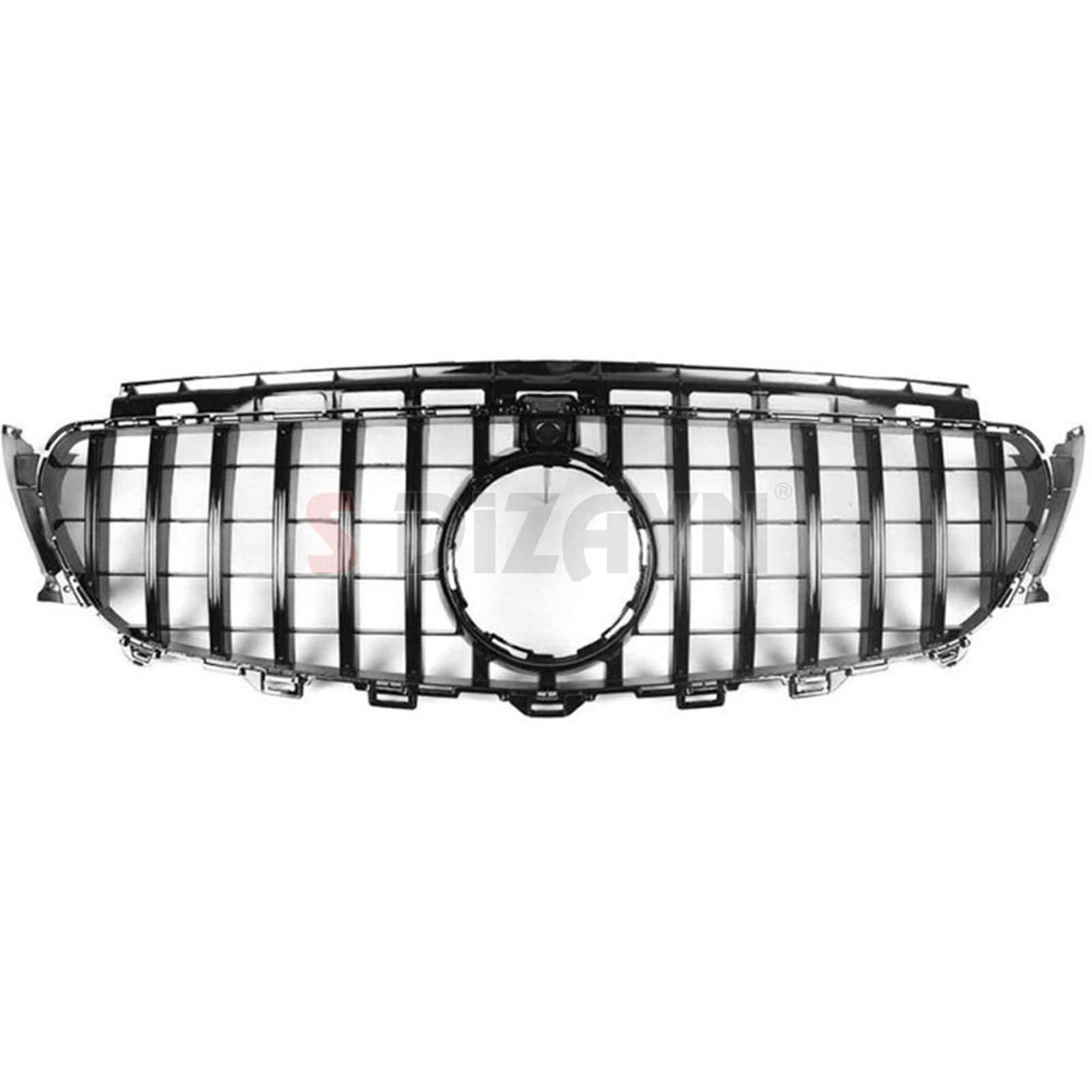 S-Dizayn Mercedes E-Class W213 Ön Panjur Parlak Siyah Piano Black GTR Model 2021 Üzeri